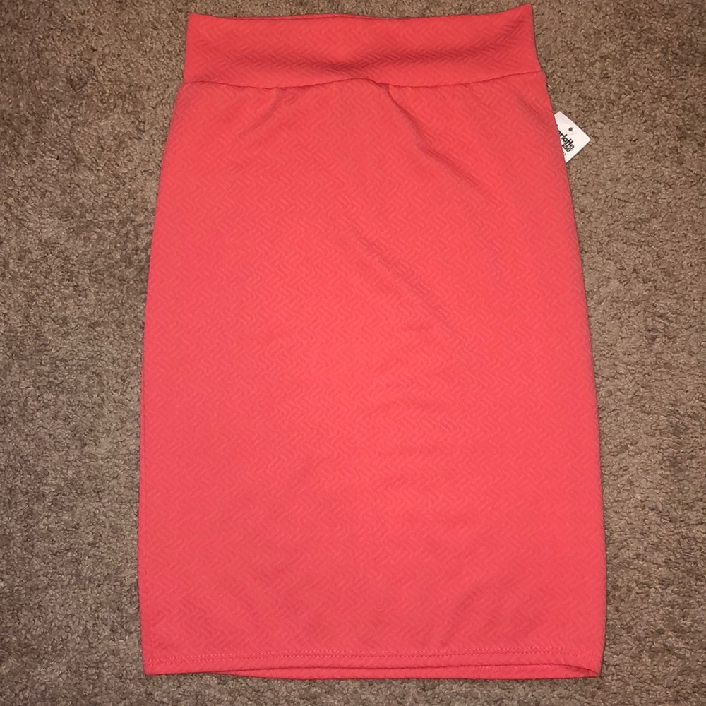 Charlotte Russe Salmon Pencil Skirt